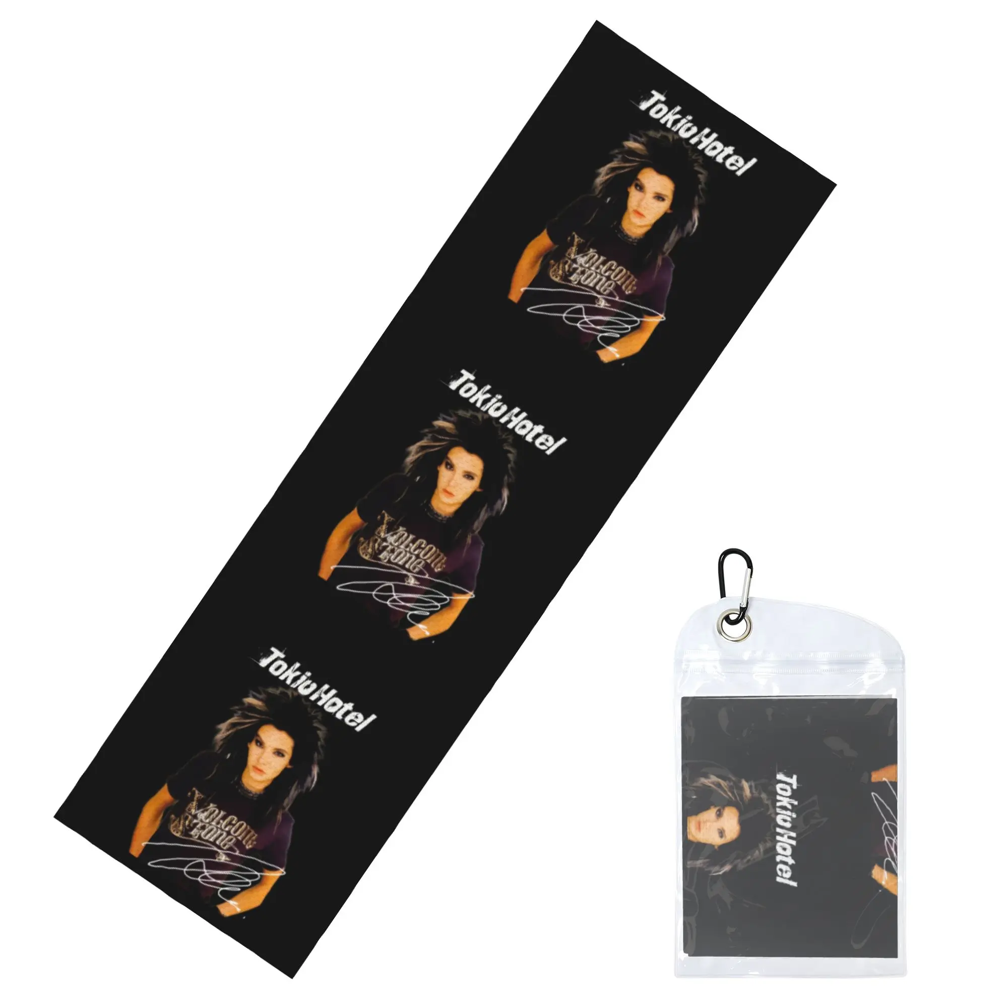 Cold Exercise Towel Tokio Hotels Heavy Metal Pop Rock Beach Sports Yoga Towel Camping Towel Refreshing Sports Scarf Face Towels