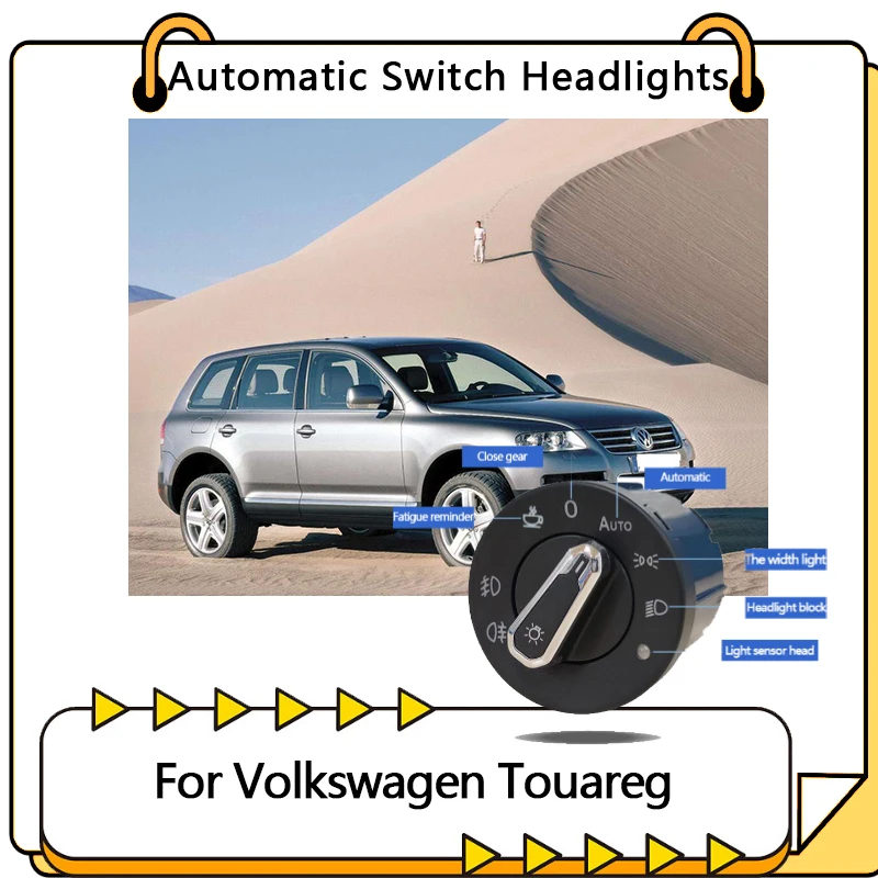 Headlight Automatic Switch For Volkswagen VW Touareg 7L MK1 2003~2010 Car Accessories Light Control Upgrade Modification Device