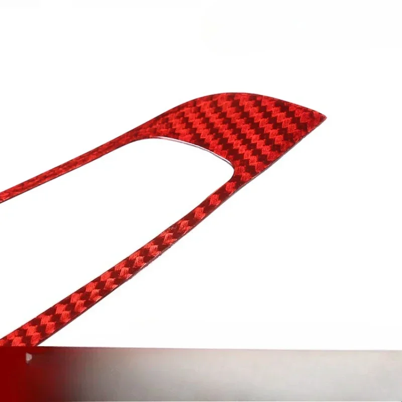 

Для Alfa Giulia Stelvio Real Dry Carbon Fiber 2017-2019 красная кнопка на руле, украшение интерьера, модификация