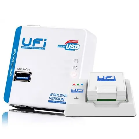 

Original UFI Box and UFS Adaptor Full Set UFI Box /UFi UFS-Prog / UFS 2 in 1 Socket UFI Box Full Set