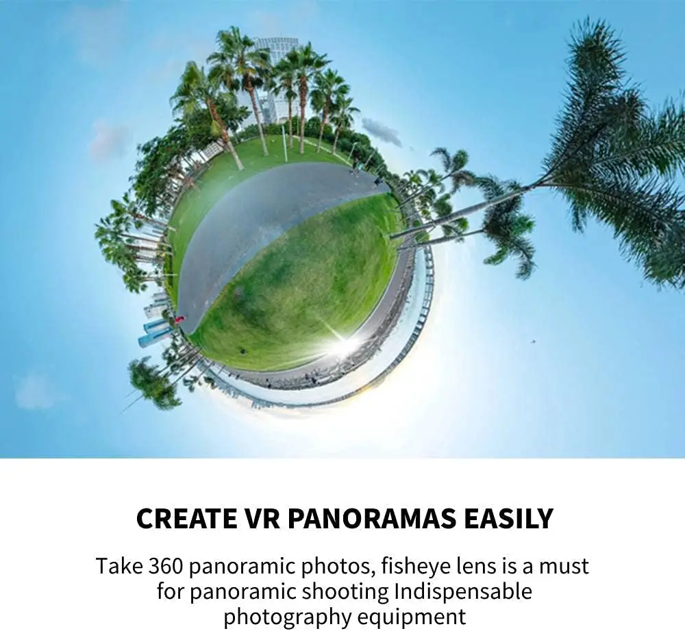 7Artisans Lente de fotograma completo ojo de pez gran angular F2.8 de 10 mm para Sony E A7S A7R A7RII A7S A7SII A9 Canon RF EOS R5/EOS R6 Nikon Z Z7II/Z6II/Z5/Z6/Z7 Fuji FX X-S10 X-T100 Panasonic Sigma L Leica L S1/S1R