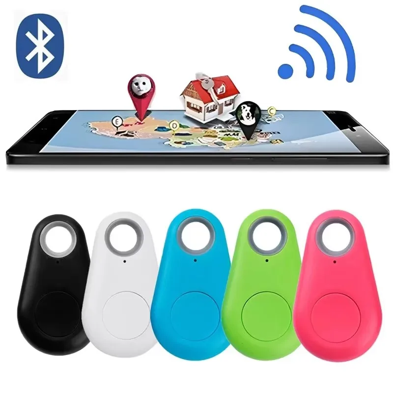 1-5Pcs Wireless Mini GPS Tracker Anti-lost Alarm Key Child Bag Pet Wallet Finder Bluetooth APP Locator Smart Tag For IOS Android