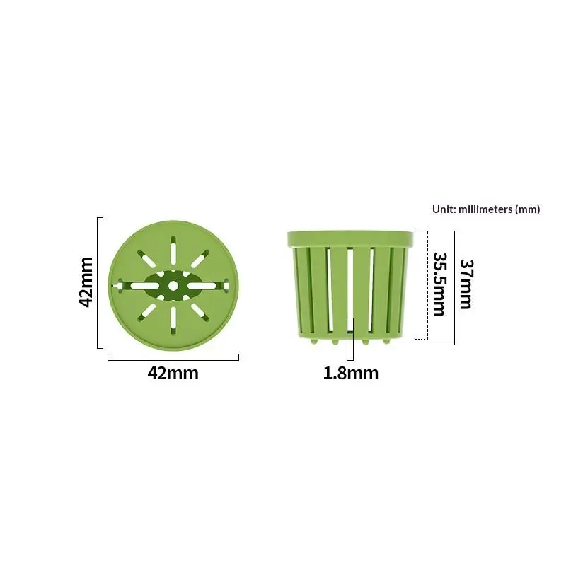 Aquarium Planting Cups Fixed Basket Set for Fish Tanks Aquascaping Plant Holder for Home and Office Decor