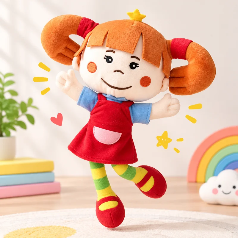New 30cm Жила-была царевна Plush Toy Cute Cartoon Tsar Princess Soft Stuffed Doll Sleep Companion Home Sofa Decor Birthday Gift