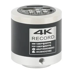 4K 48MP 1080P HDMI Type-c PC Lab Industrial Video Microscope Camera TF Card Storage Video Recorder Camera For Phone PCB Repair