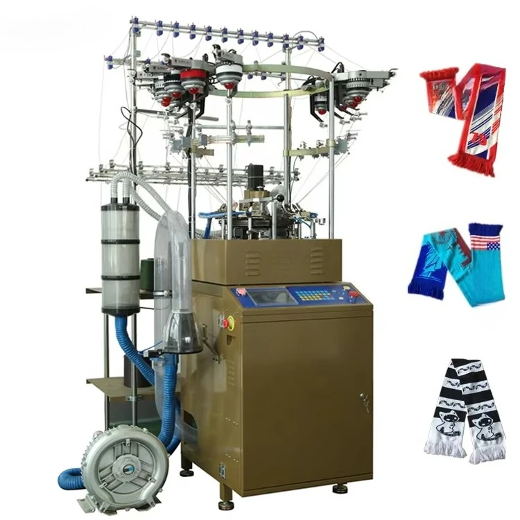 Wool yarn scarf hat knitting machine