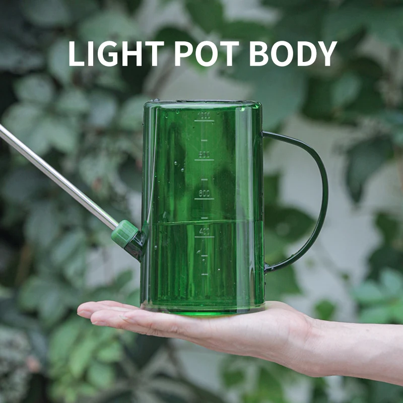 1/1,5 l Lange Auslauf Gießkanne Mit Gartenarbeit Schaufel Set Garten Bewässerung Sprühen Topf Für Indoor Outdoor Pflanzen blume Büro – Detail 2