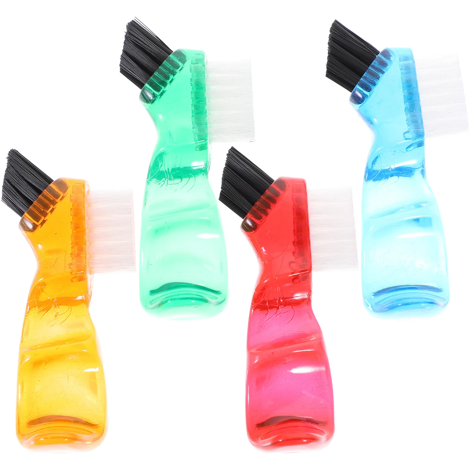 

4Pcs Double-Head Denture Brush Toothbrush Creative Small Cleaning Tool for Prosthetics Smooth Safe Comfortable Grip