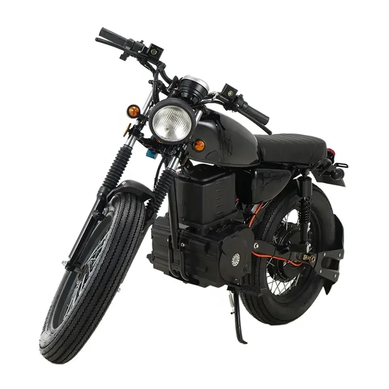 

Retro High Quality 2000W High-Power Fast Electric Bicycle New Condition 60V Lithium Battery Cheap E Motorcycle for Adults