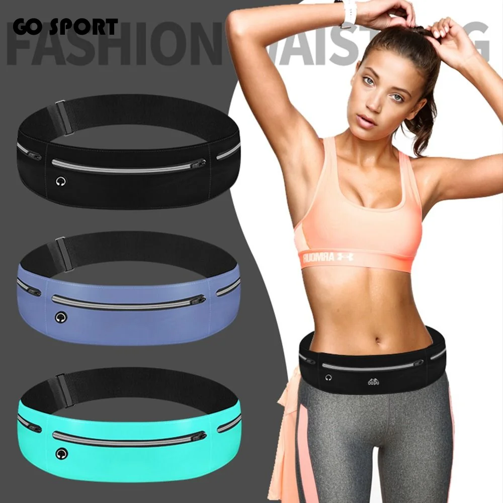 Cinto de Corrida Impermeável Masculino para Esportes ao Ar Livre, Bolsa de Cintura para Celular, Equipamento de Corrida, Pochete para Academia