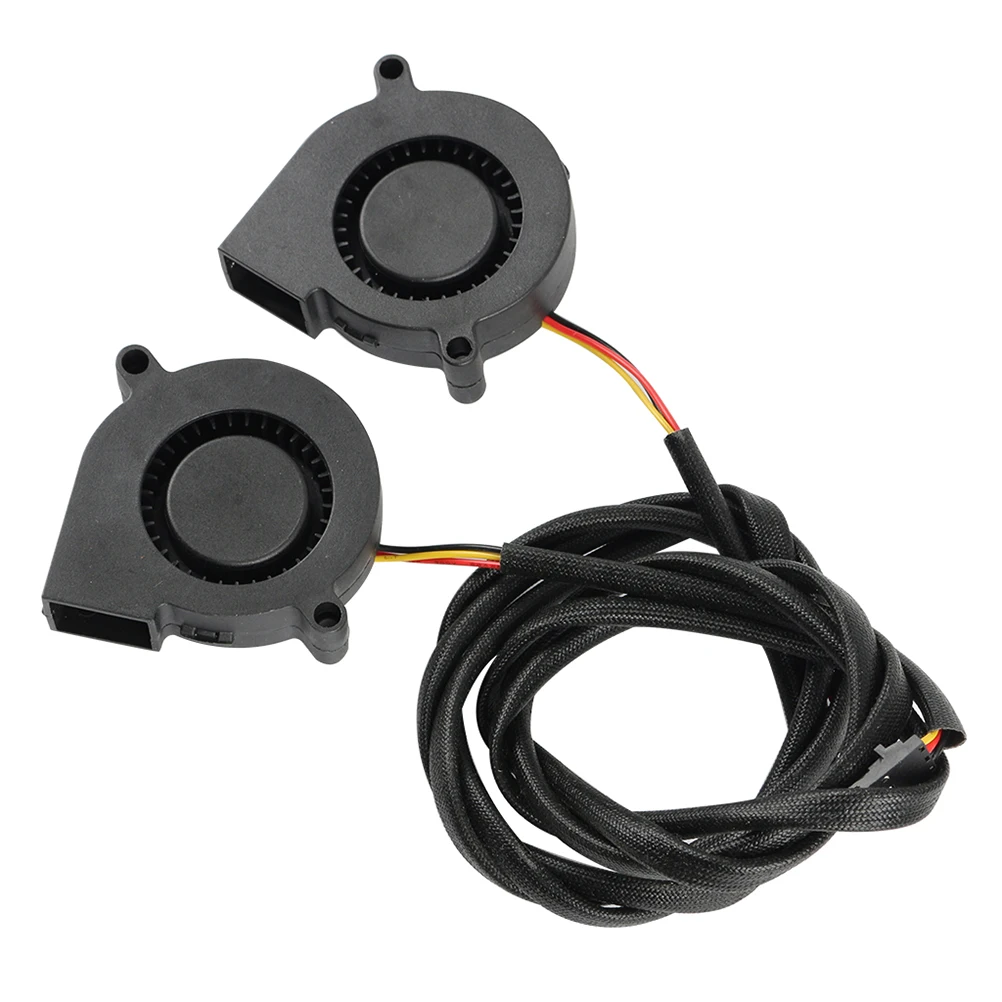 

2 Pcs 3D Printer Cooling Fan Hydraulic Sleeve Super Silent Low Noise Blow Radial Heat Dissipation Easy Installation