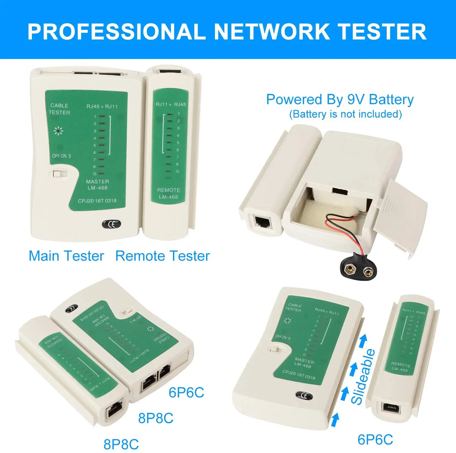 Imagem -06 - Ethernet Crimping Tool Grupo Network Cabo Tester Cut And Strip Tool Rj45 Rj11 Rj-11 6p Rj-12 8p Rj45