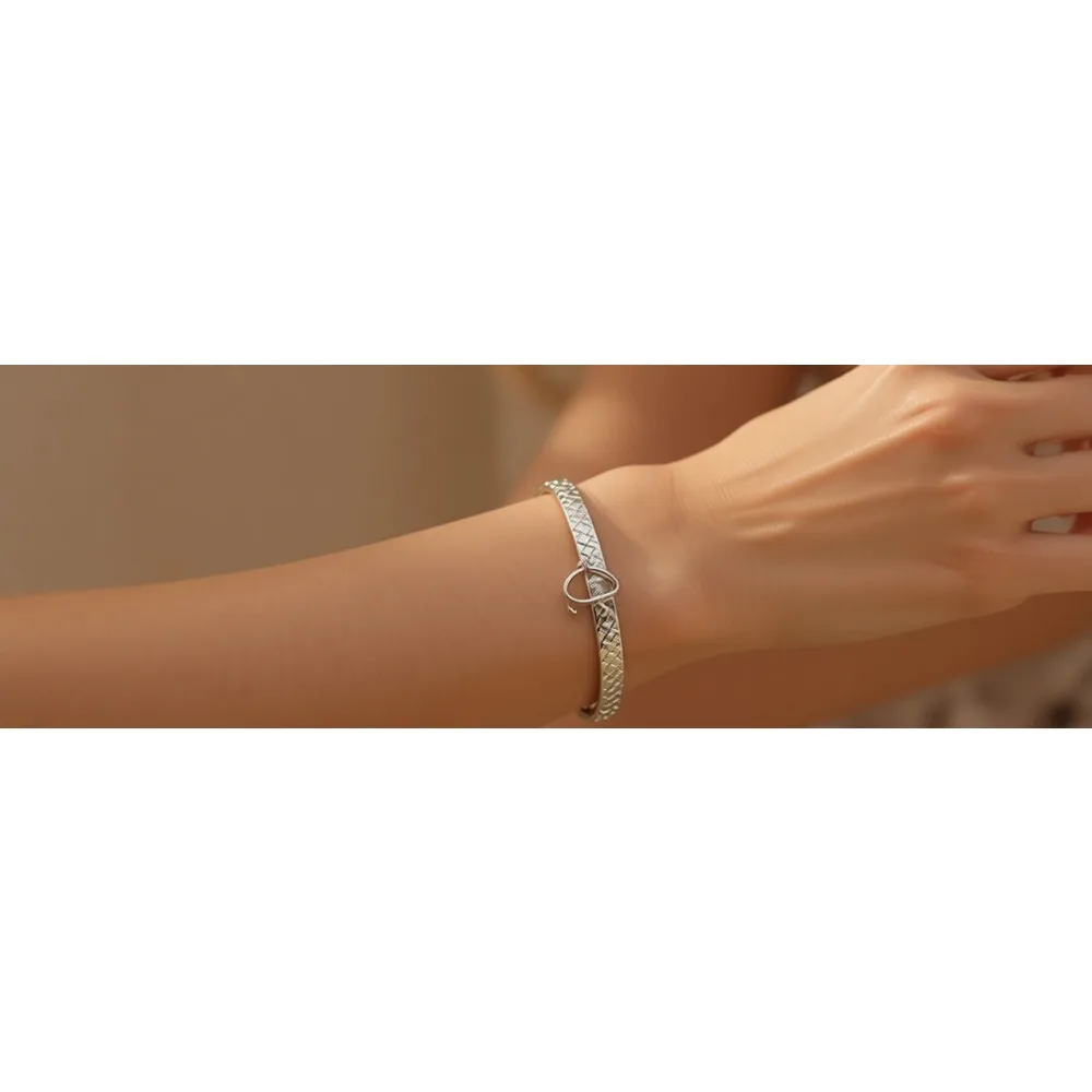 

Браслет из стерлингового серебра 925 пробы с алмазной огранкой 9 мм, позолоченный 14-каратным золотом, 7,5 дюймов, для женщин, в подарочной коробке, сделано в Италии