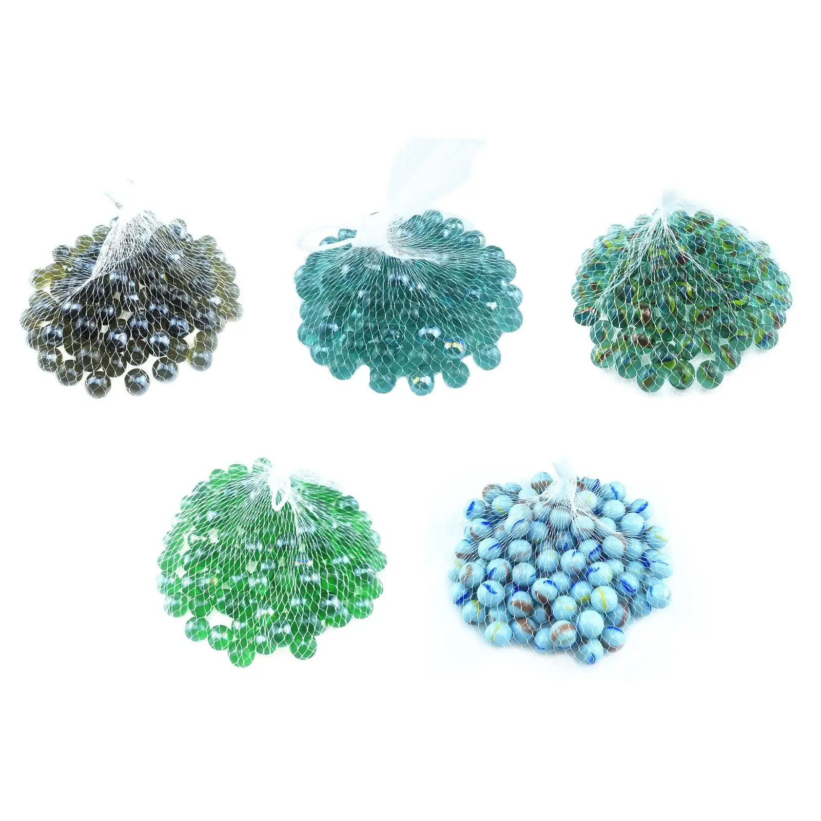 100x Biglie Giocattolo Palla Accessori per giochi da tavolo Biglie di vetro Perline Bomboniere 16mm per bambini Regali per ragazze