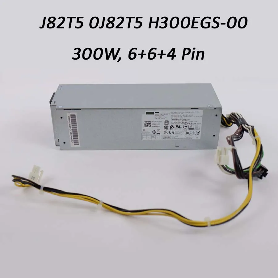 Original New 300W PSU for Optiplex 5050 3050 7050 T3420 V3668 V3669 V3667 Switching Power Supply H300EGS-00 J82T5 0J82T5