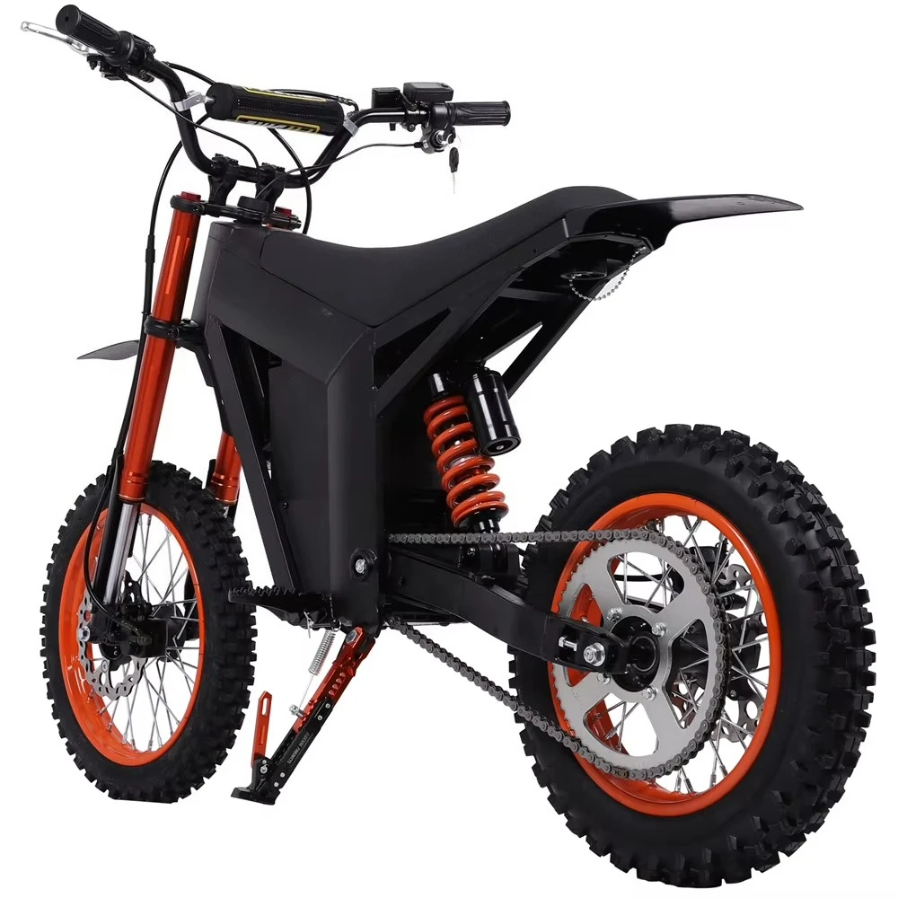 QQW European Union UK Canada Warehouse Inventory Kugoo Wish 01 Full Suspension Aluminum Frame Off-Road Electric Motorcycle 48V 2
