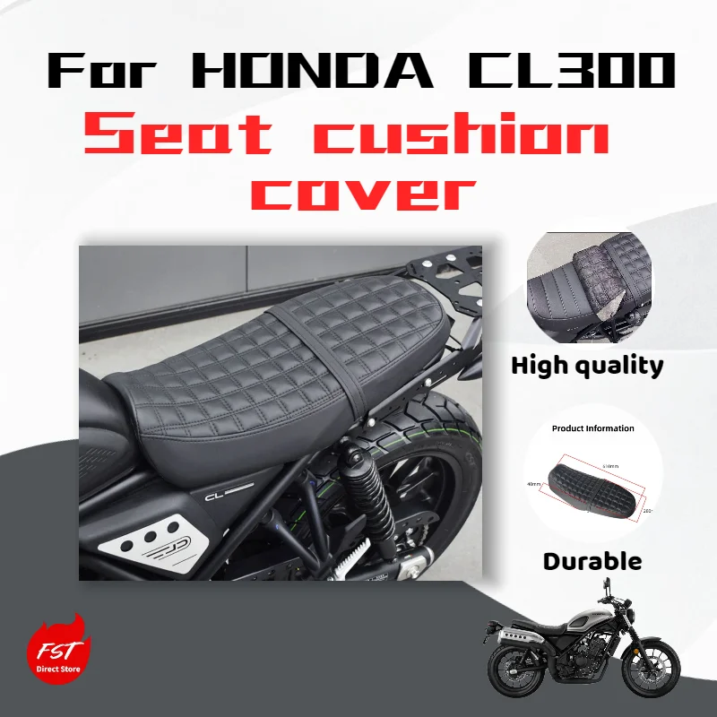 For Honda CL300, modified thickened seat cover, soft retro sun-protective seat cover, direct installation accessory.