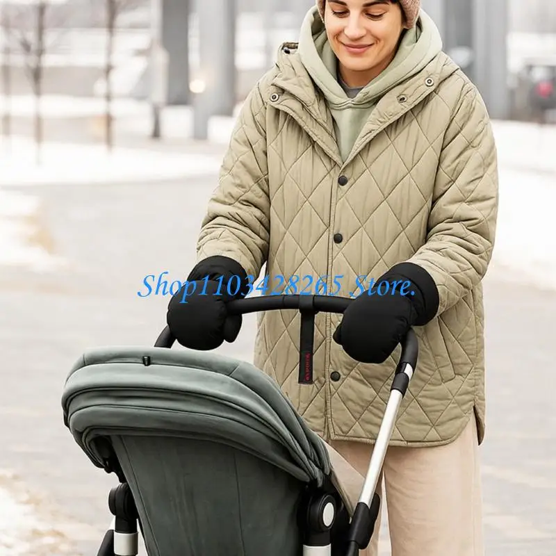 추운 날씨 보호 G2TE를 위한 열 유모차 장갑 조정가능한 탄력 있는 팔목