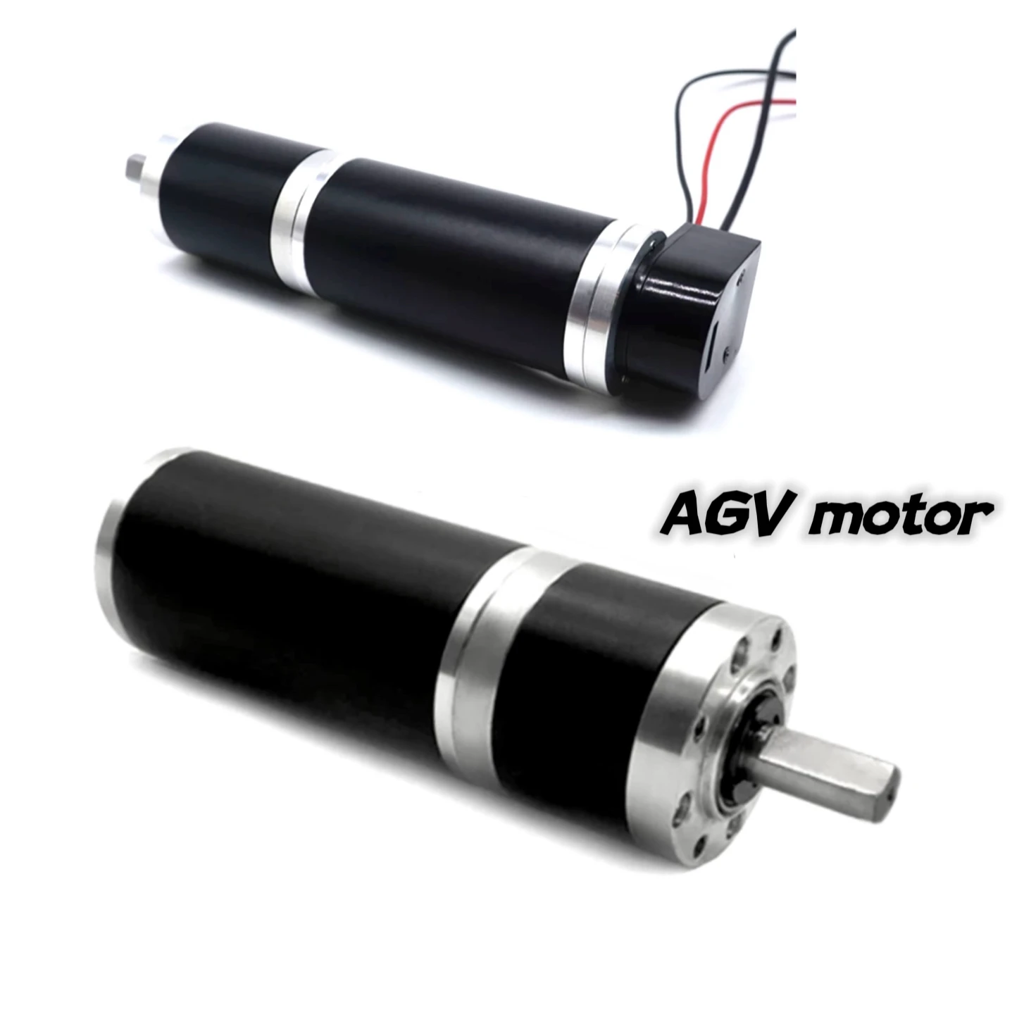 

42MM AGV 500ppr Planetary Reduction DC Gear Encoder Motor 10MM Shaft/Keyway 24V 44W 1 Ratio 3.6-168 1200-25RPM Quality Motor