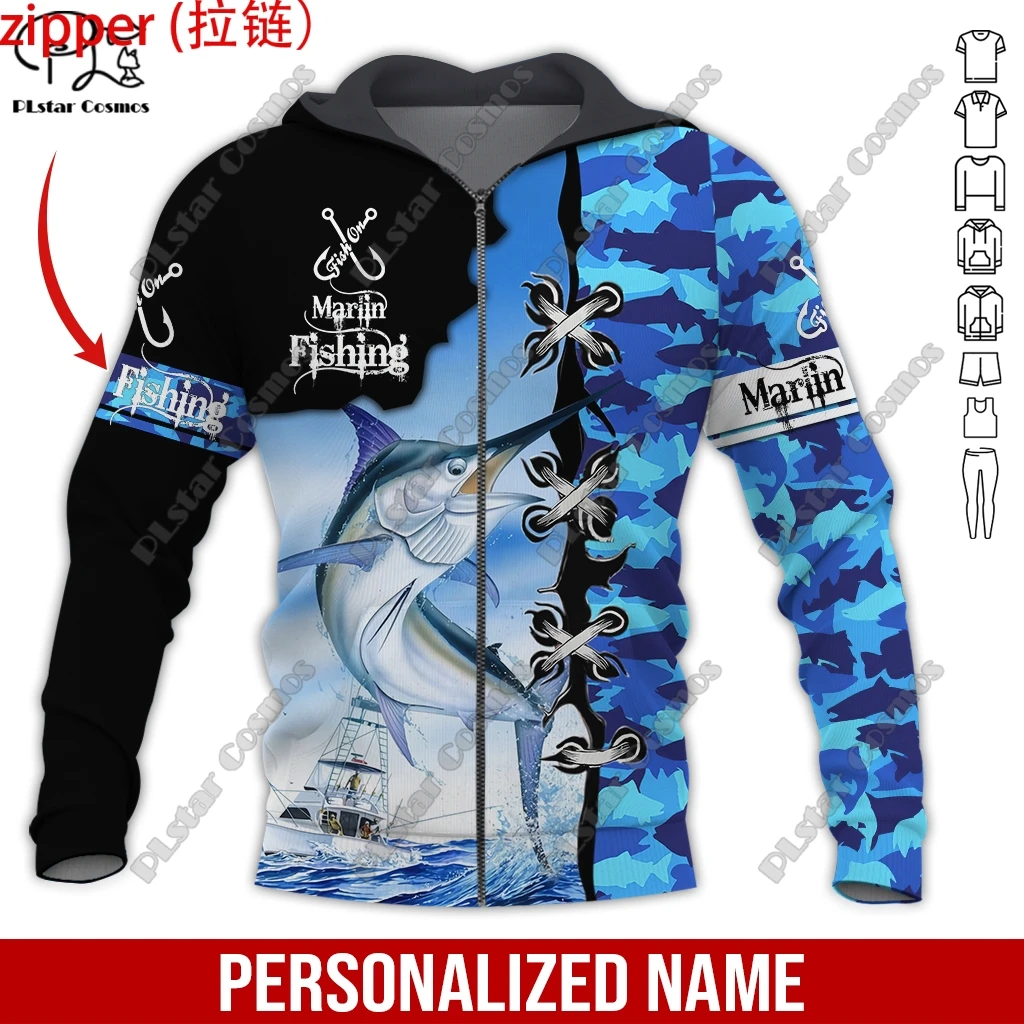 

PLstar Cosmos 3D Printing Latest Personalized Casual Unique Unisex Hoodie/Sweatshirt/Zip Hoodie Sea Fishing Hobby Series 6