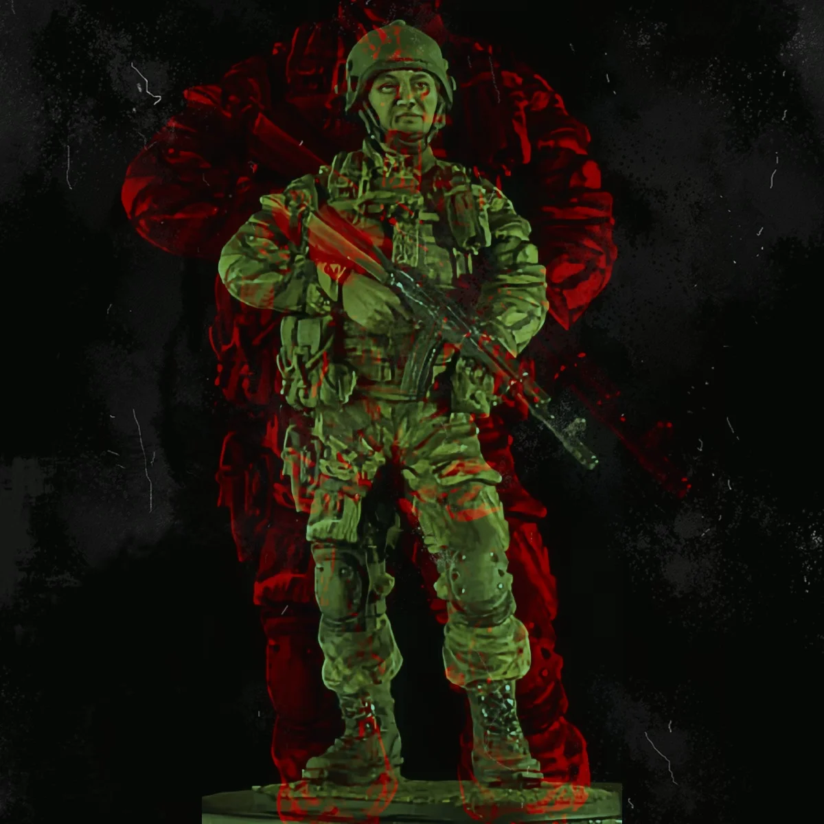 

1/35 Resin unpainted model kit, military theme, Russian Special Forces unassembled and unpainted GK, 1292R