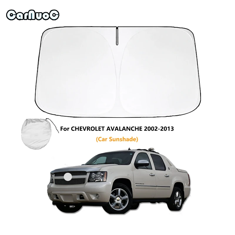 

For CHEVROLET AVALANCHE 2002-2013 Car Sunshade Sun Shade Front Rear Window Film Windshield Visor Cover UV Protect Reflector