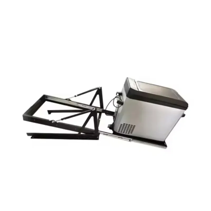 New Heavy Duty 4X4 Pickup Steel Refrigerator Slide 40L SUV Car Rear Drawer Pull Down Cooler Tray Tilt