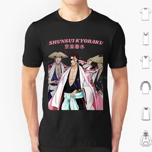 Shunsui kyoraku camiseta para homens e mulheres, anime shunsui itaku, inbox, iphone 6x, anime, kenpachi, zazaki, alma, corpo 12 principais vendas capitão yami - №7