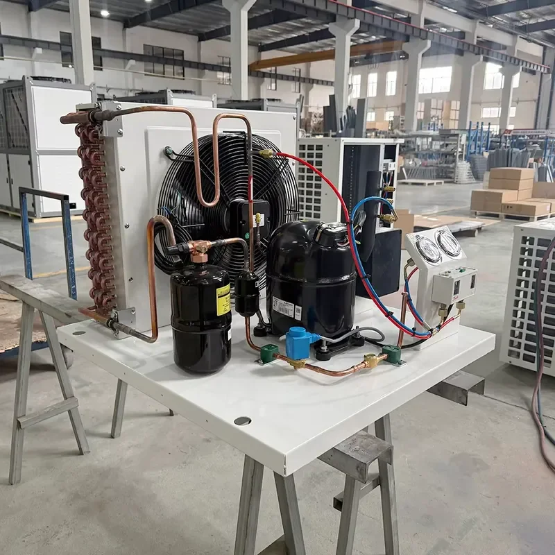 Air Cooled Open Type Compressor Condensing Unit Refrigeration for Cold Room