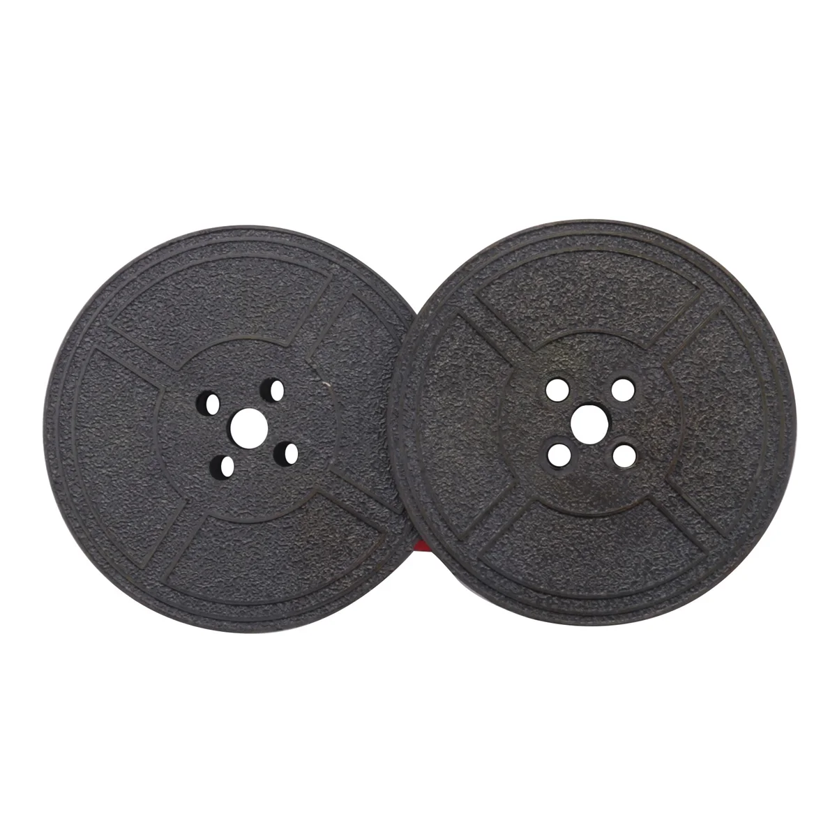 AT77 1 パック タイプライター リボン ツイン スプール タイプライター リボン 赤と黒のツイン スプール交換パック ほとんどのタイプライター用