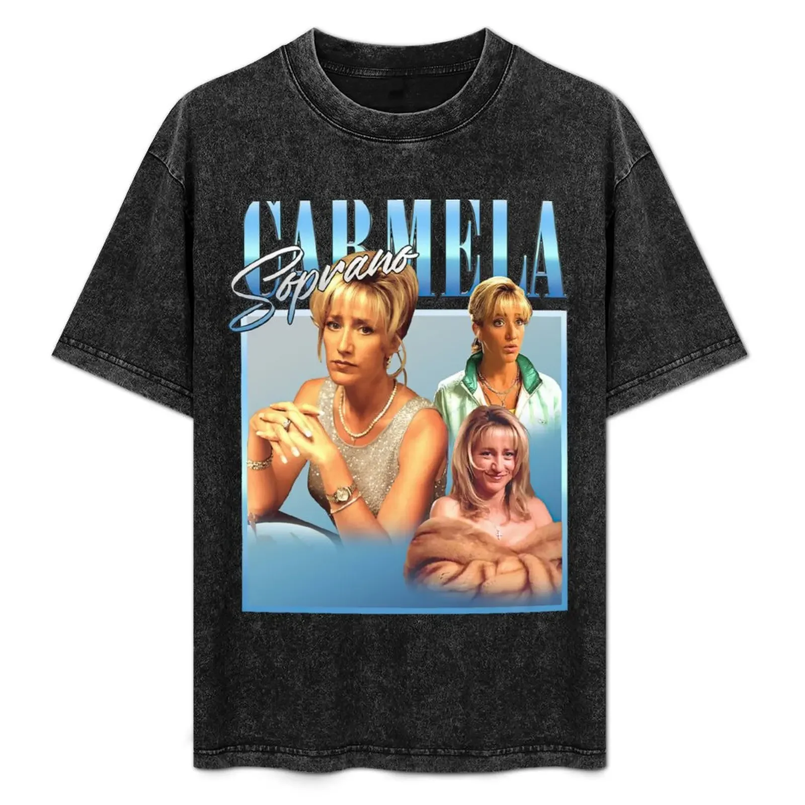 

CARMELA-Soprano T-Shirt vintage clothes funny meme t-shirts shirts graphic tee sweat shirts, men