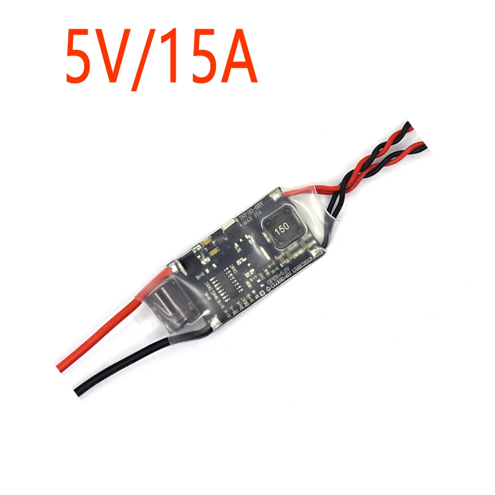 Receptor RC fuente de alimentación externa UBEC 5V 3A 5A 7A 15A regulador de conmutación BEC de ruido RF más bajo para accesorios de modelos RC