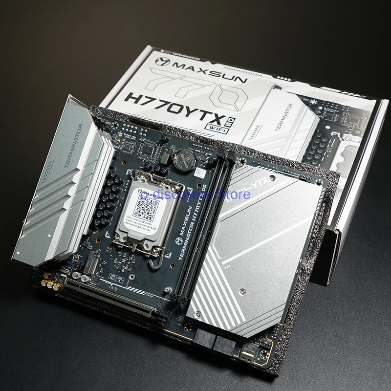 Placa base H610/H770YTX M.2, aleación de aluminio, armadura de disipación de calor, placa base, disipador de calor