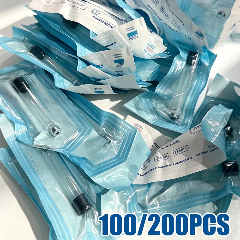 100/200pcs 3ml Glass Bottle Independent Packaging Disposable Empty Bottle for Insulin Injection Pen Aesthetic