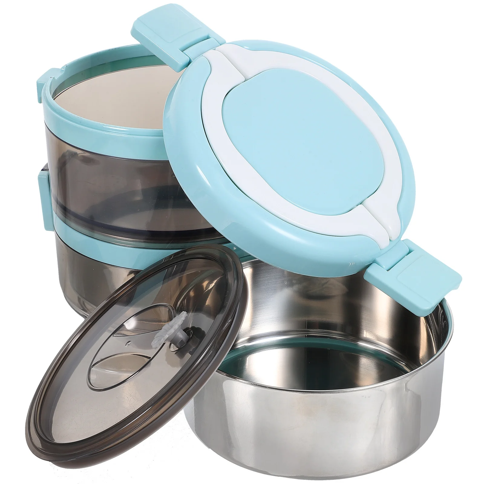 

Layered Thermal Compartment Insulation Containers for Food Sealed Carrier Storage Case Double