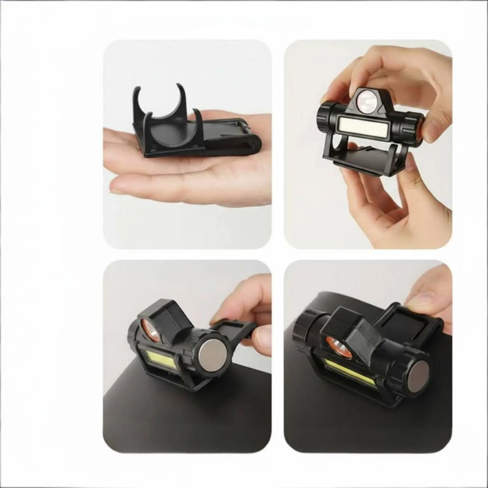 Joining Helmet Work Light Attachment Lightweight Joining Visor Light Mount for Welders