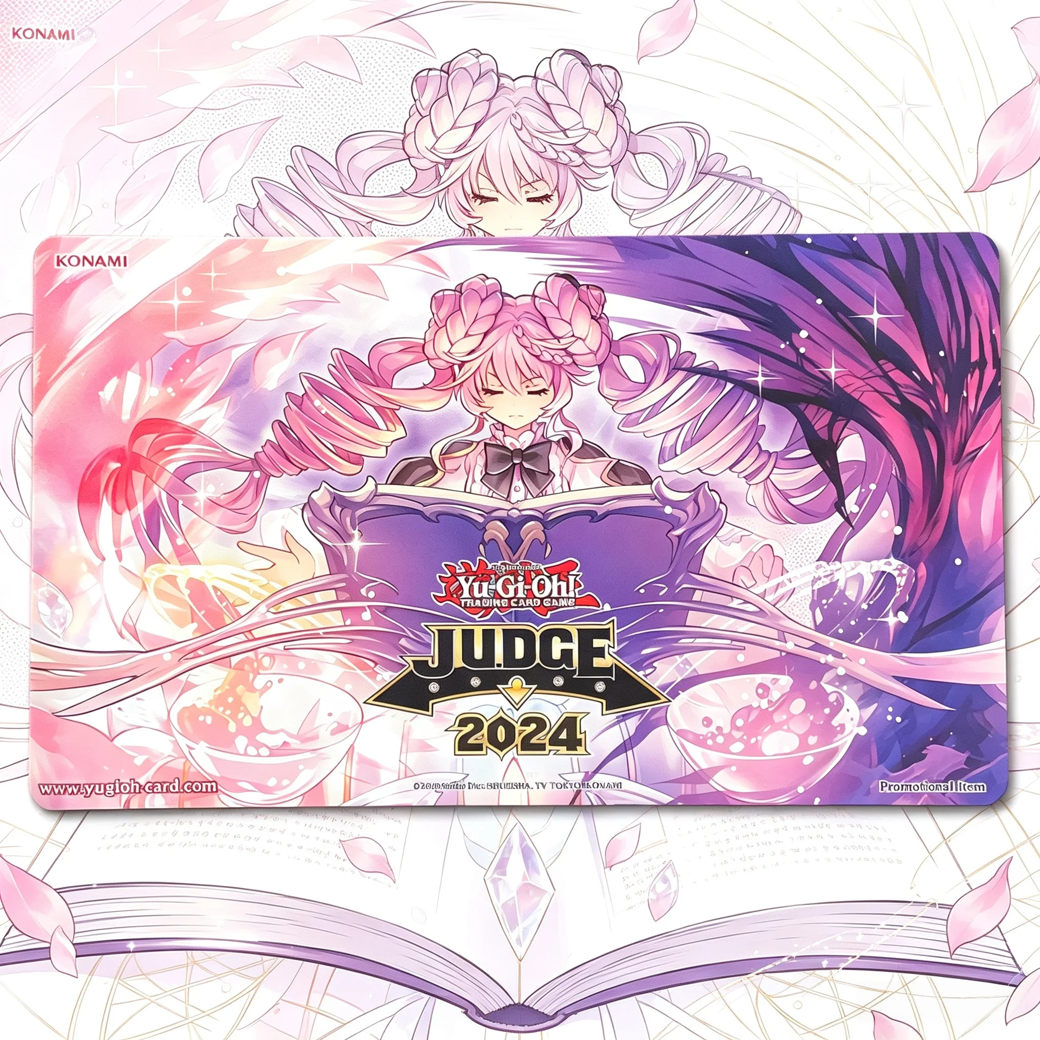 Board Game Yugioh - 600x350mm Yu-Gi-Oh！DIY Judge 2024 Playmat 2mm