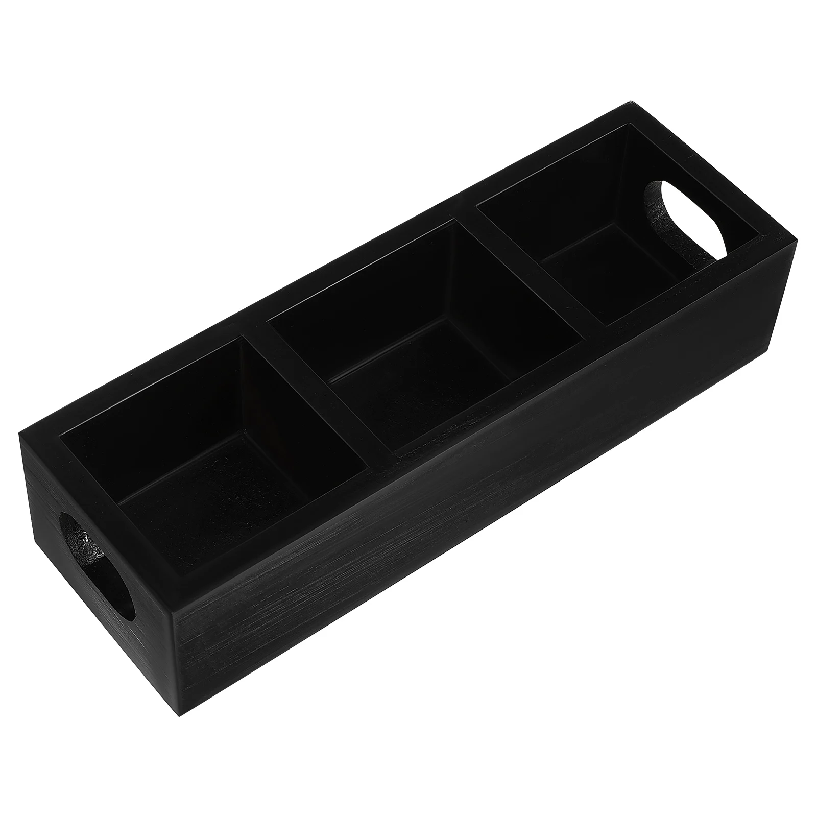 

Tea Bag Box Organizer Wood Material with Clear Grain Design Multi Compartment Tea Storage Solution for Kitchen Countertop Space