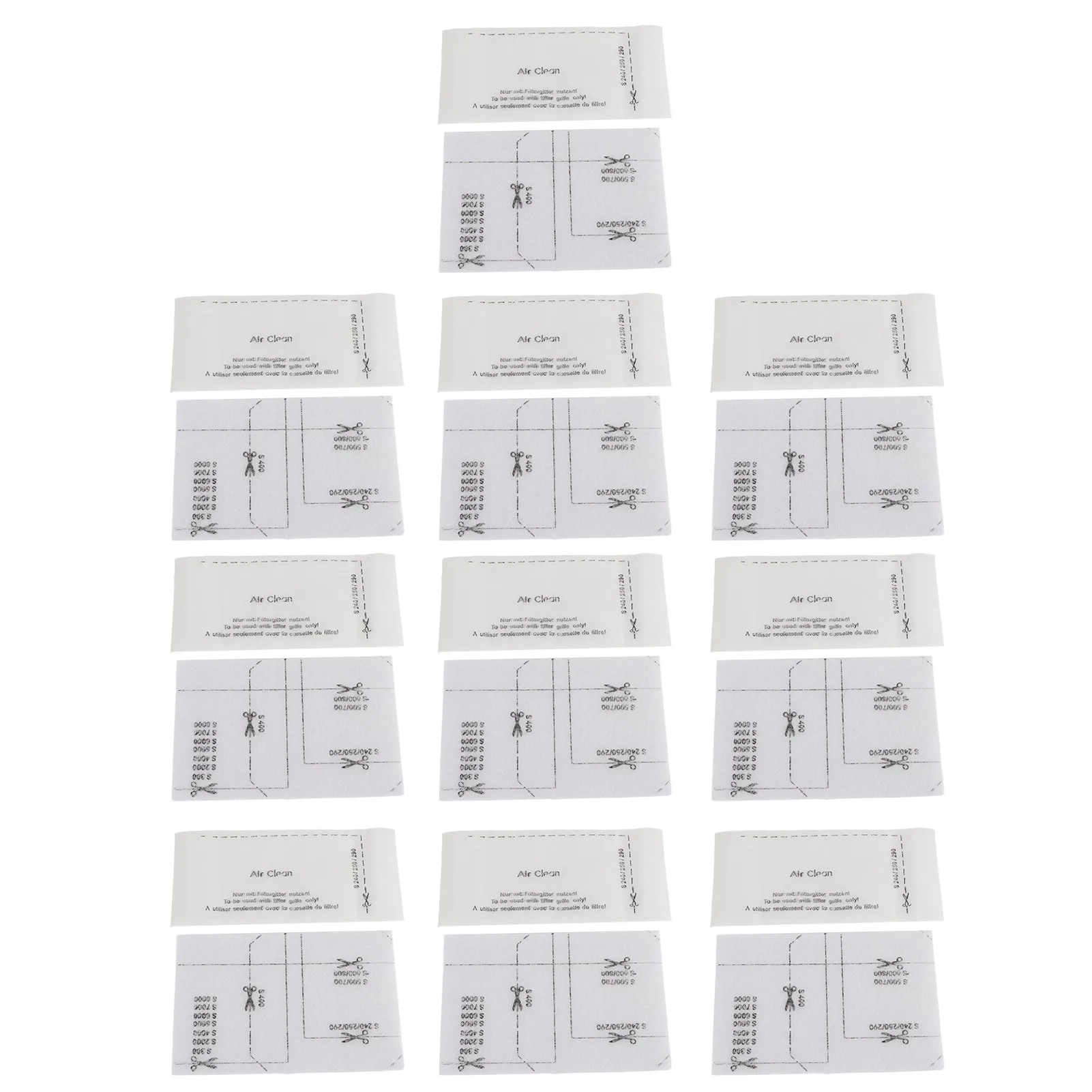 10Set Fiber Filter Screen Kit Vacuum Cleaner Accessories Fit For Miele FJM GN Series