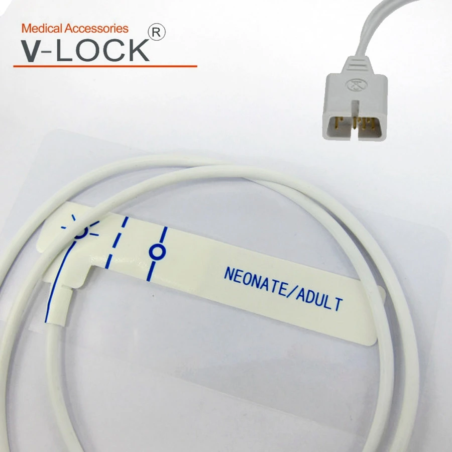 2024V-LOCK High Quality Disposable sensor with PE for BCI，NELLCOR without oximax