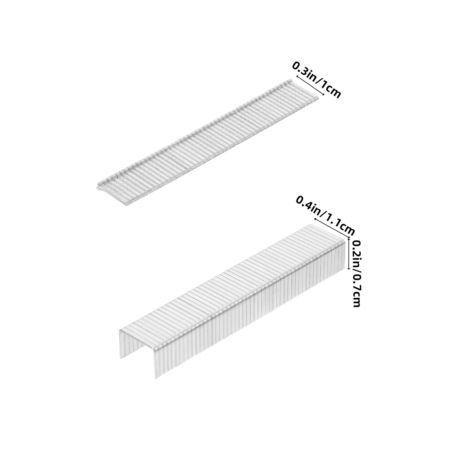 2000 قطعة دبابيس على شكل حرف T حديد معدني متين لإعلان النجارة مشاريع ذاتية الصنع دباسة إعادة تعبئة قياسية #5