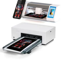 Mini Portable Colorful Sublimation Photo Thermal Printer Phone Back Printing Machine For Screen Protector Cutting Machine