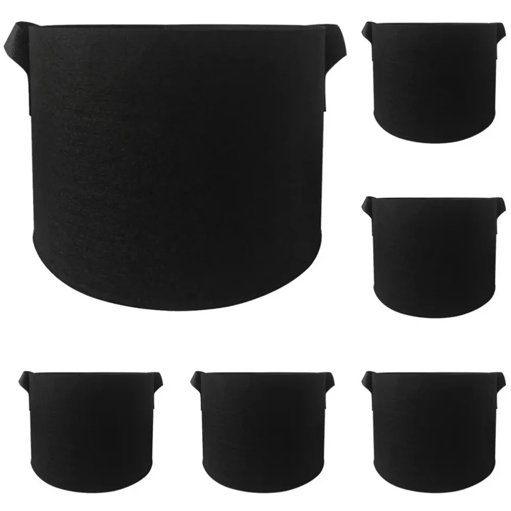 

5 Gallons Felt Planting Round Hanging Garden Planter Durable Breathable Grow Bag For Vegetables Flowers Outdoor Indoor Use