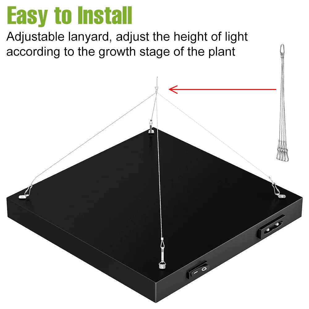 Lampa LED do uprawy roślin 100W Pełne Spektrum Quantum Board do Kwiatów Sztucznych Sukulentów Roślin Doniczkowych Hydroponiki Oświetlenie Wypełniające
