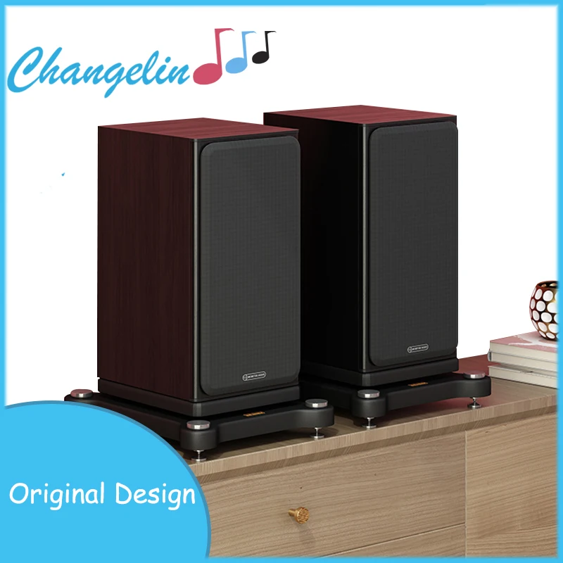 Bookshelf Subwoofer Floor Speaker Desktop Audio Shock absorber Speakers Stand Base Bracket Support Rack Isolation Feet Spikes