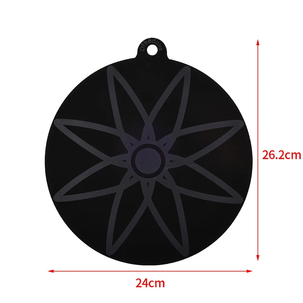 Black Induction Hob Protector Mat Silicone Anti Slip Induction Cooker Pad Oil Prevention Pot Mat Pot Mat Induction Hob