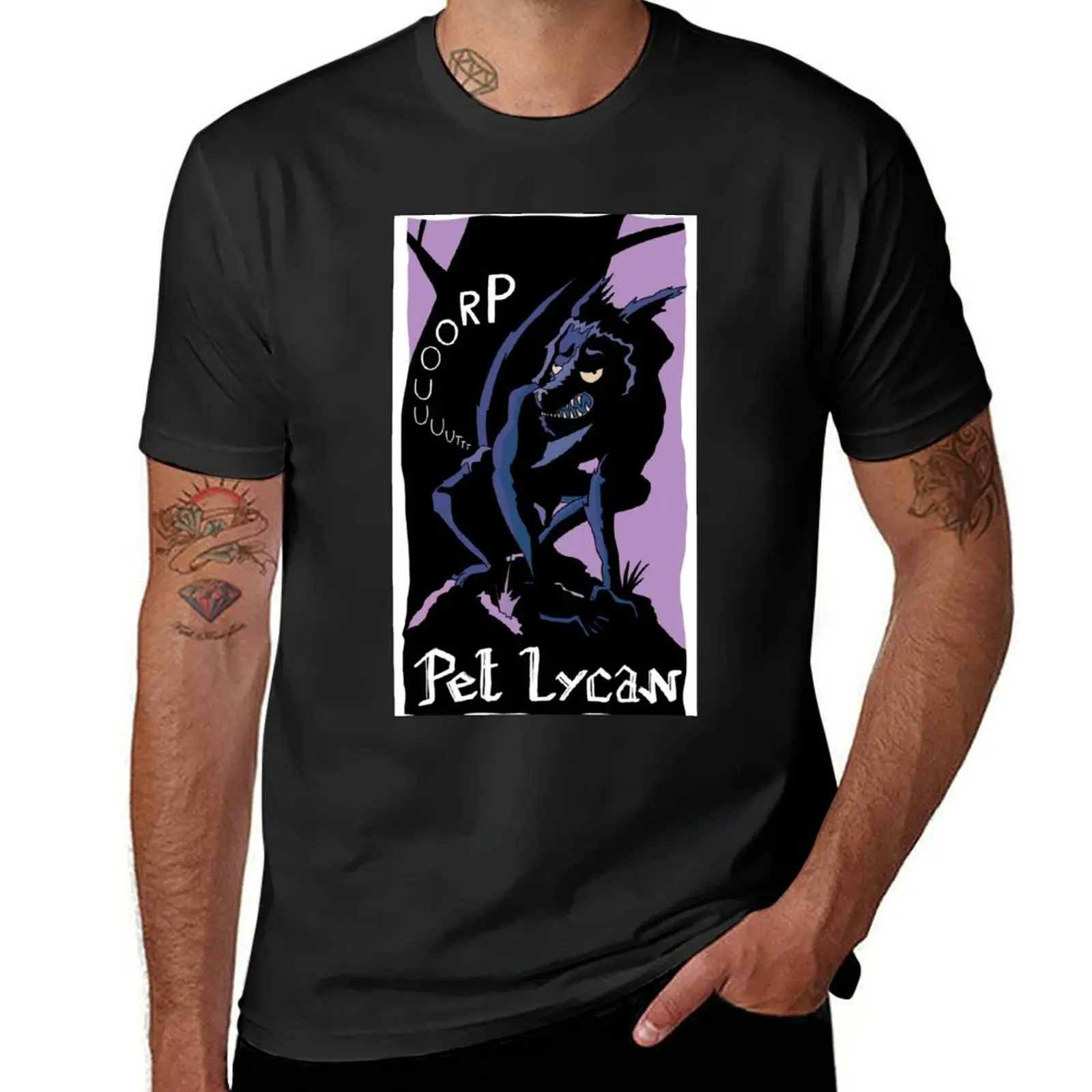 The fart lycan T-Shirt vintage cute tops for a boy mens plain t shirts