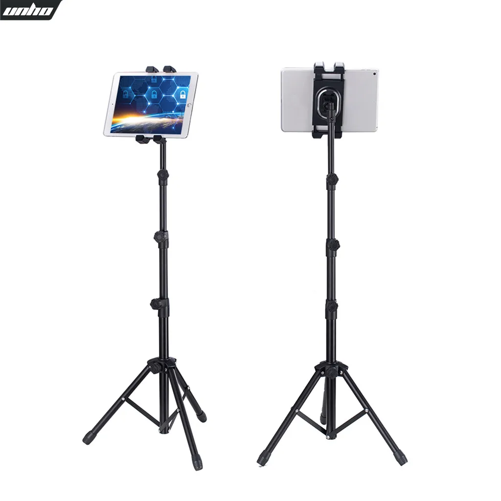 Universal Floor Tablet Mount Stand Adjustable Mobile Phone Holder with Carry bag