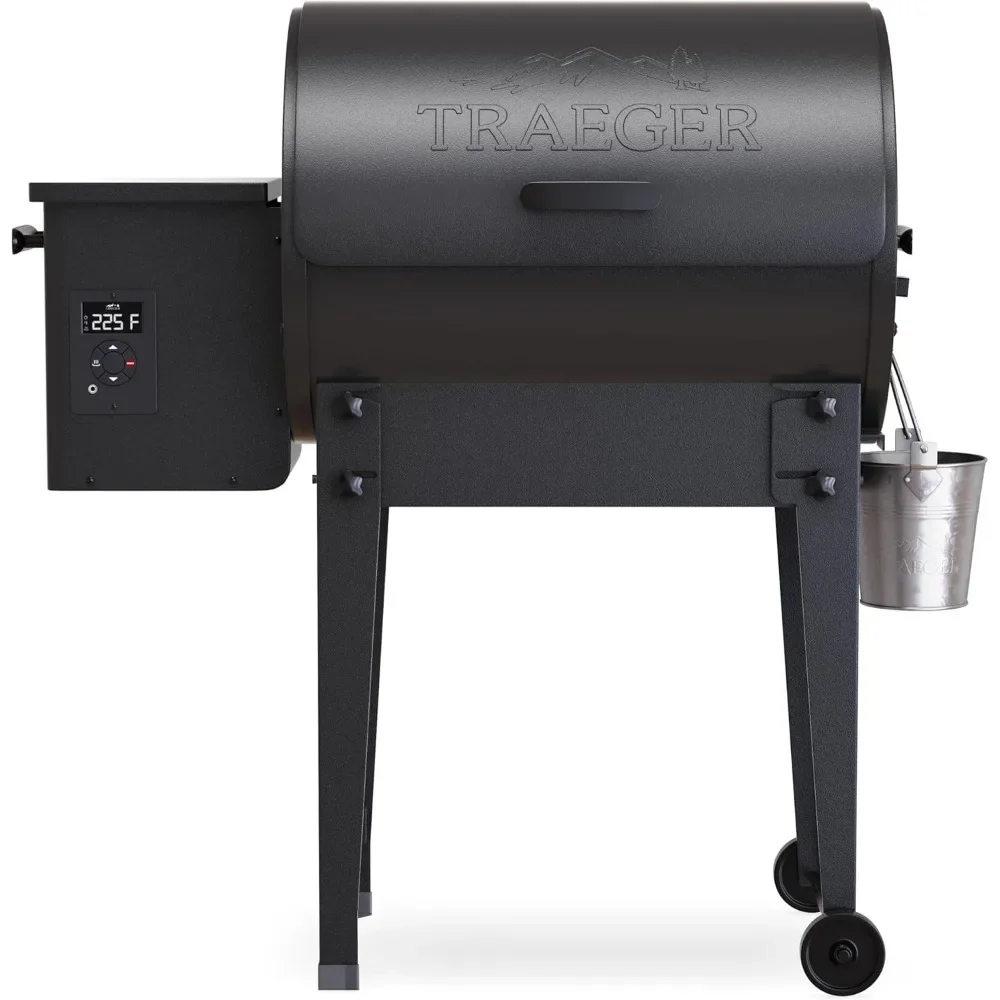 Grills, Tailgater 20 Portable Electric Wood Pellet Grill and Smoker, Foldable Legs, 6-in-1 Versatility, 300 Sq in, BBQ Grill