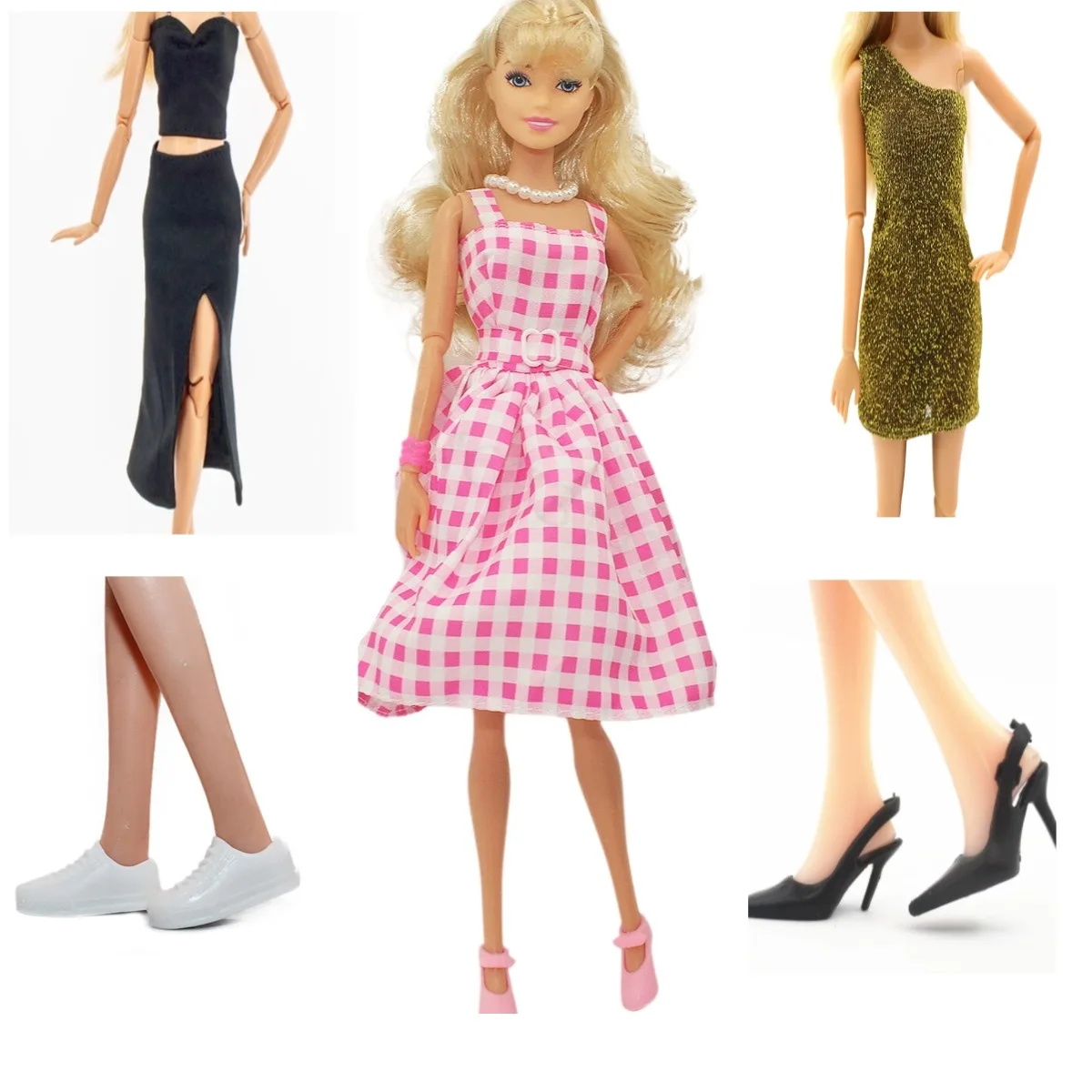 BJD pop 11,5 inch 30 cm met outfits x3 sets en schoenen x 2 paar - beweegbaar figuurmodel DIY beste meisjescadeau kinderspeelgoed